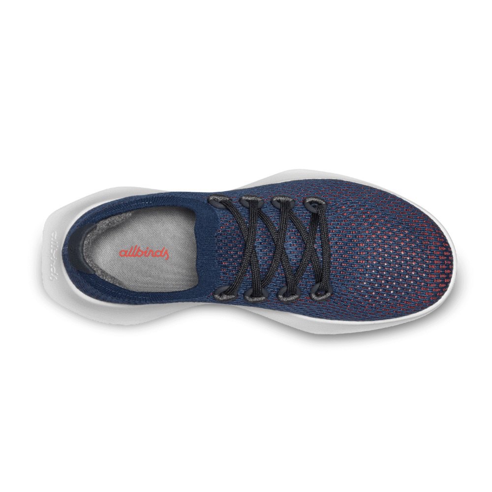 Allbirds Men\'s Tree Dashers - Running Shoes Navy - LTO472859